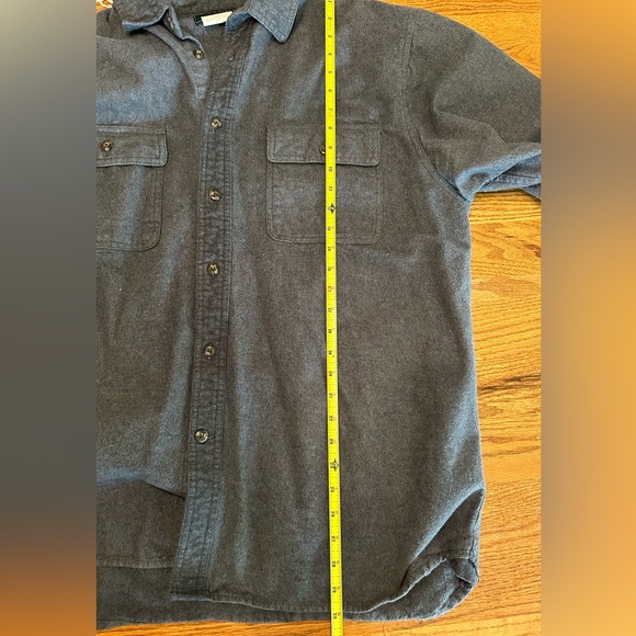 Field and Stream Grey Flannel Shacket Long Sleeve Shirt Jackets XL Outdoors - Picture 6 of 6
